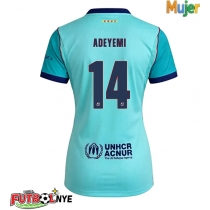 Camiseta Barcelona Karim Adeyemi #14 Tercera Equipación para mujer 2026-27 manga corta